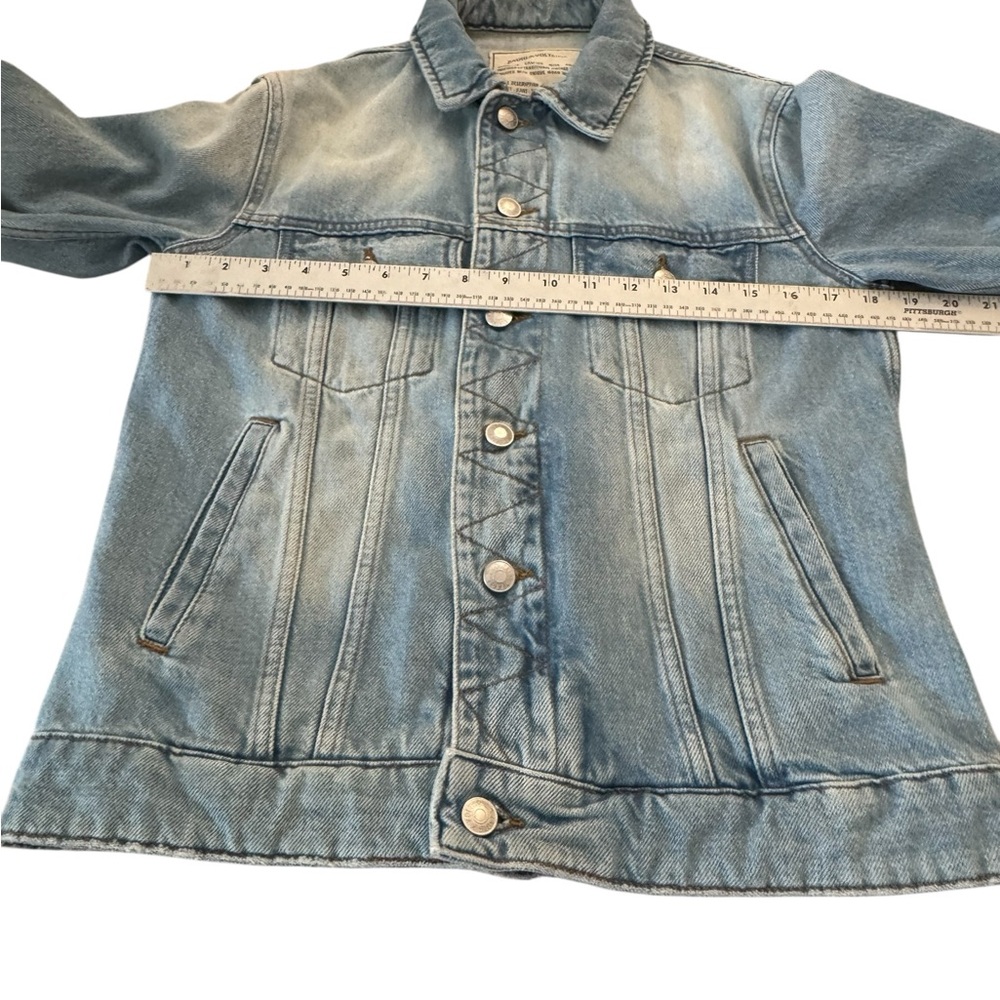 Zadig & Voltaire Kase Vignon Skull Embroidered Jean Jacket Small - Picture 11 of 15